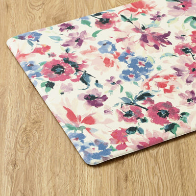 PVC Kitchen Mat Flower Large Multi