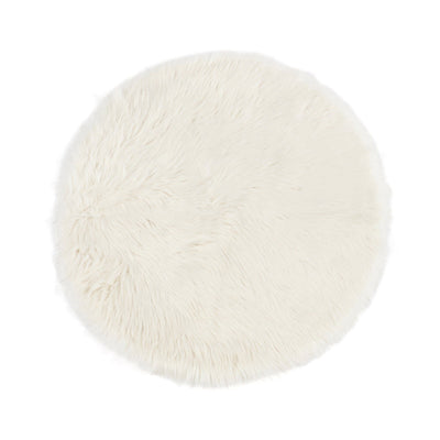 Farmo Round Rug φ1000 White