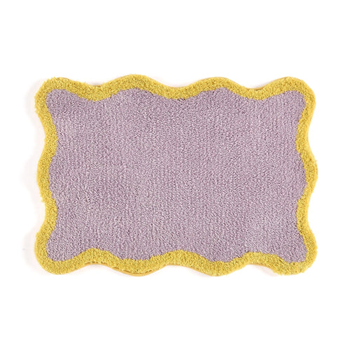 Wave Frame Mat 700 X 500 Purple X Yellow