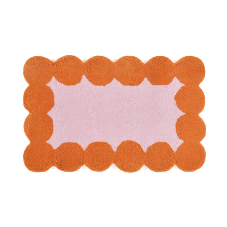 Dots Frame Mat 800 X 500 Pink X Orange