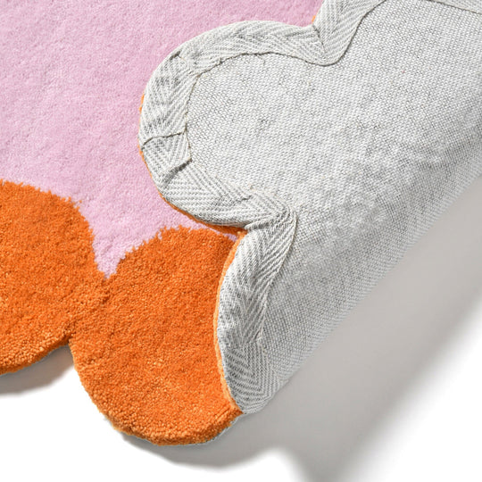 Dots Frame Mat 800 X 500 Pink X Orange