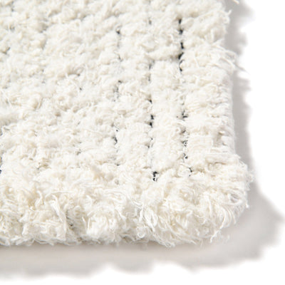 Shaggy Cotton Mat 800 X 500 White