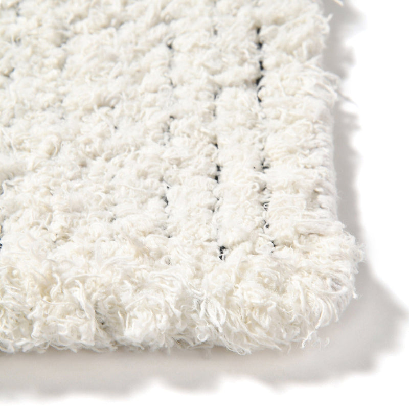 Shaggy Cotton Mat 800 X 500 White