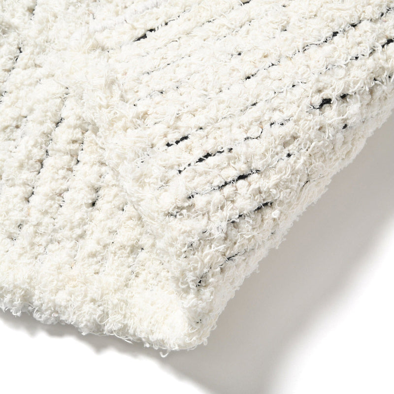 Shaggy Cotton Mat 800 X 500 White