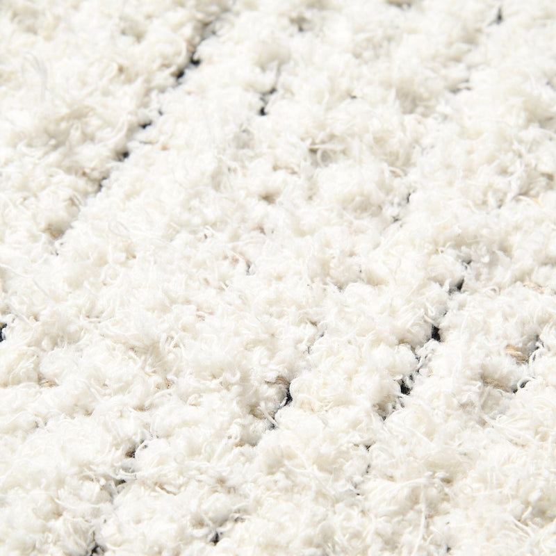 Shaggy Cotton Mat 800 X 500 White