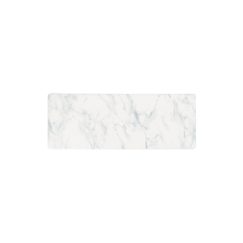 Pvc Kitchen Mat Marble Size 2 White