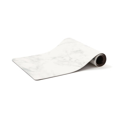 Pvc Kitchen Mat Marble Size 2 White