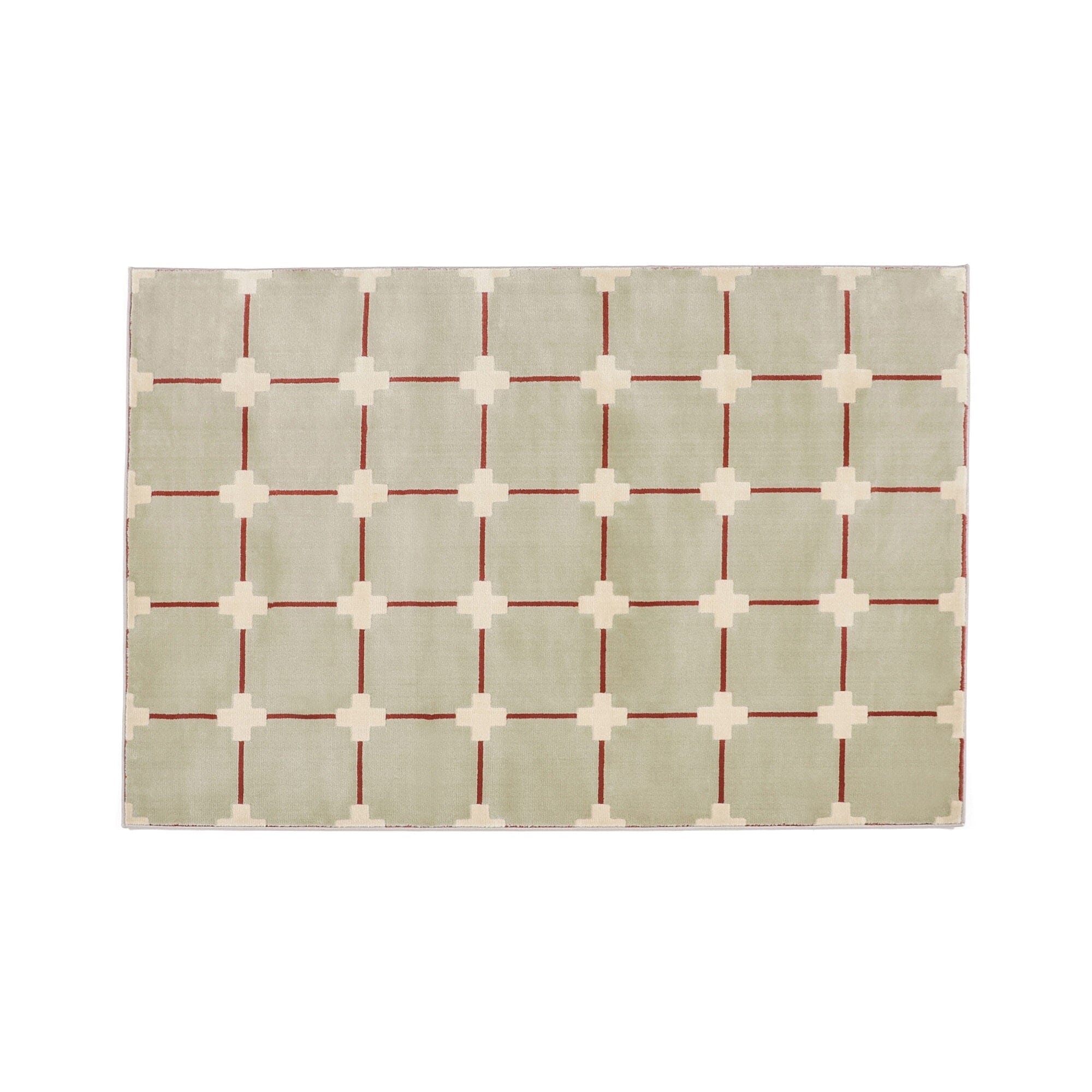 Mitte Rug Cross Check Medium 2000X1400 Green