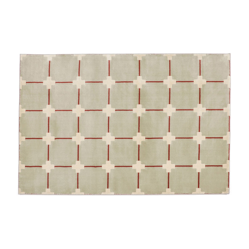 Mitte Rug Cross Check Large 2300 X 1600 Green