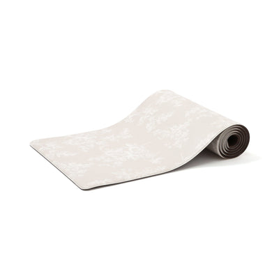 PVC Kitchen Mat Classic Flower Medium Beige
