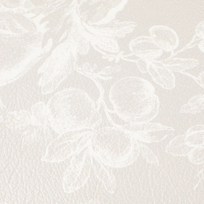 PVC Kitchen Mat Classic Flower Medium Beige