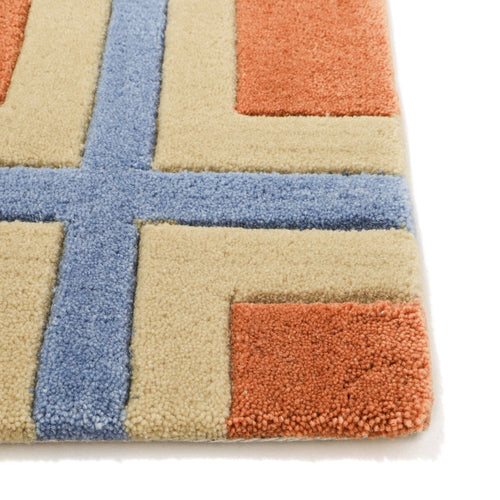 Geometry Mat 800X500 Orange X Blue