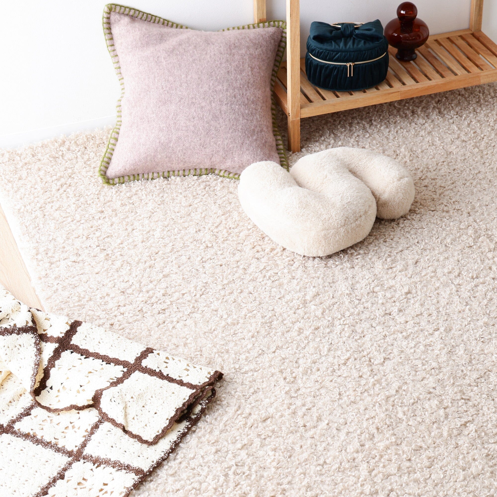Curlfur Rug Small 1400×1000 Beige