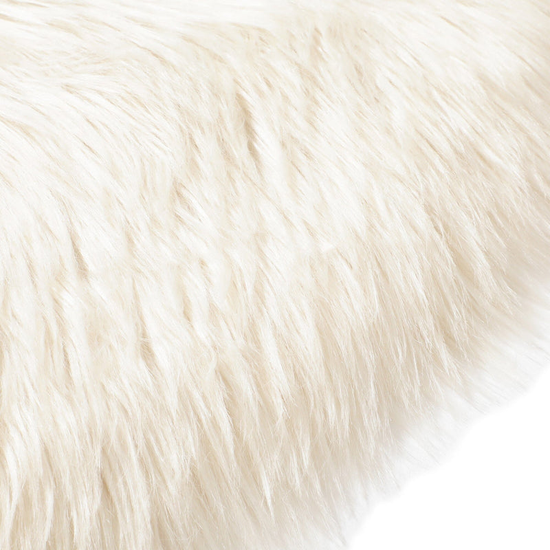 Farmo Round Rug Φ1000 White