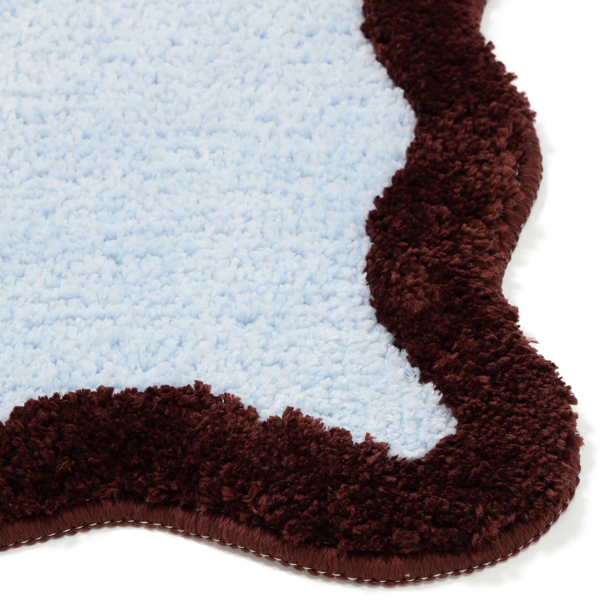 Wave Frame Mat 800 X 500 Light Blue X Brown