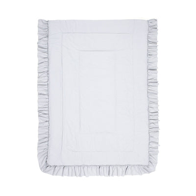 Fuwaro Cooling Quilt  Frill Double Grey