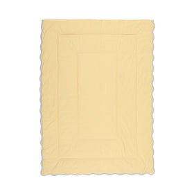 Fuwaro Cooling Quilt Bicolor Wave Double Yellow X Blue