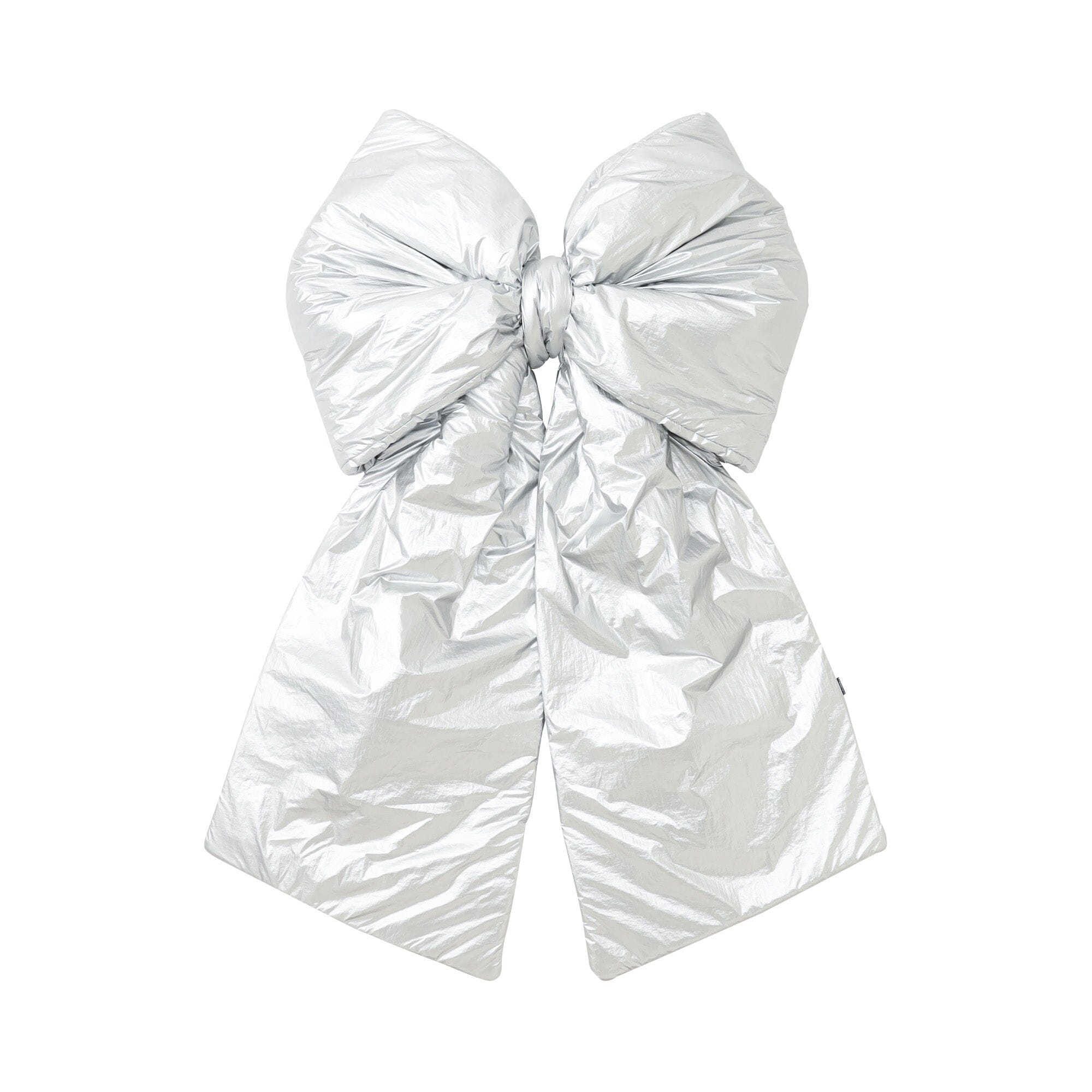 Big Bow Cushion Silver