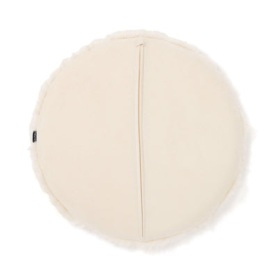 Peluche Seat Cushion Φ400 Ivory