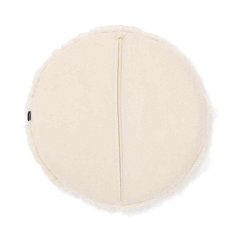 Peluche Seat Cushion Φ400 Ivory