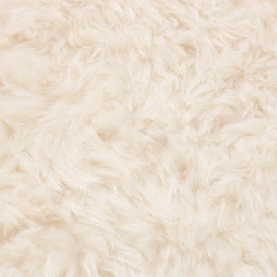 Peluche Seat Cushion Φ400 Ivory