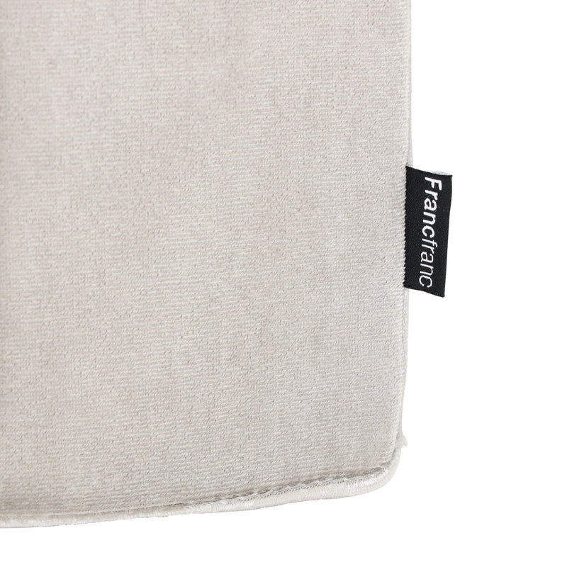 Decorative Box Cushion Light Gray X Gold