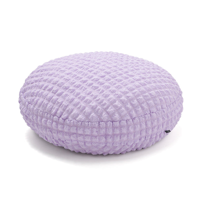 Popcorn Waffle Floor Cushion Φ60 Light Purple