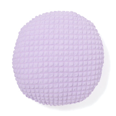 Popcorn Waffle Floor Cushion Φ60 Light Purple