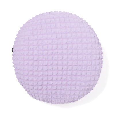 Popcorn Waffle Floor Cushion Φ60 Light Purple