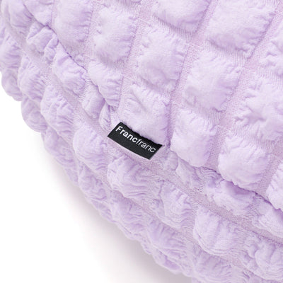 Popcorn Waffle Floor Cushion Φ60 Light Purple
