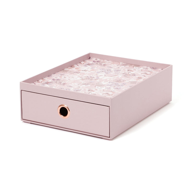 Petite Stationery Box Flower Pink