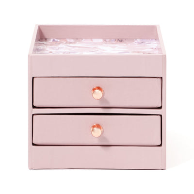 Petite Mini Chest  Drawers 2S Flower Pink