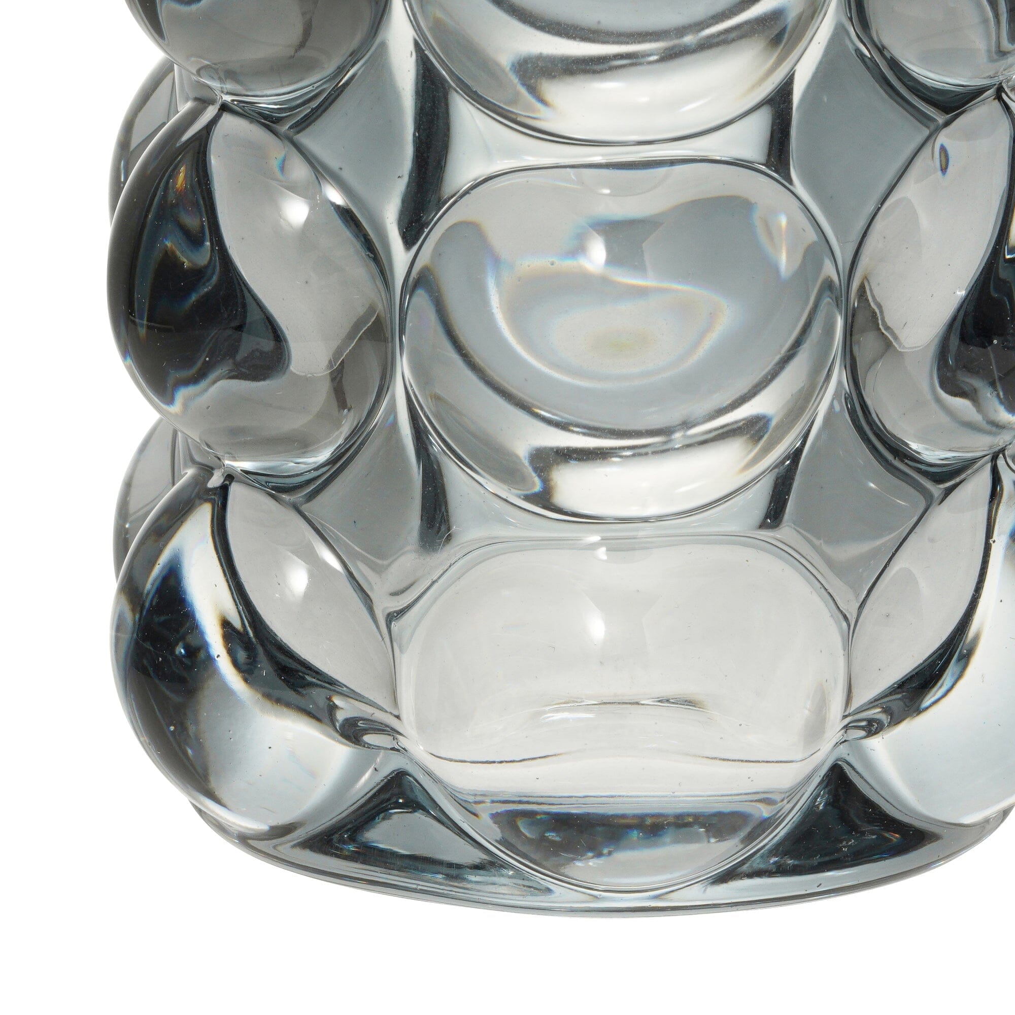 Bubble Glass Pen Holder Gray