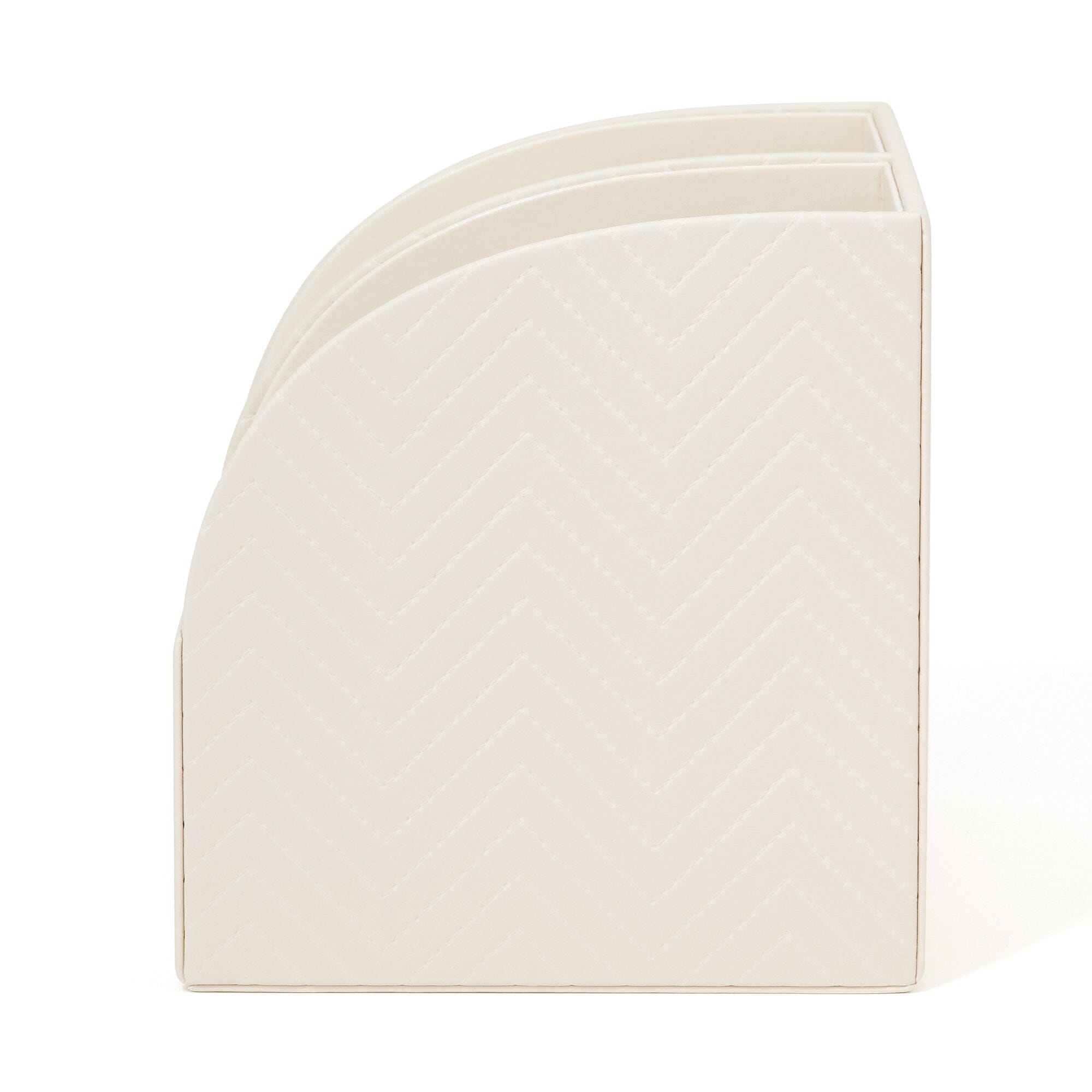 Quilting Desk Organizer Large Ivory