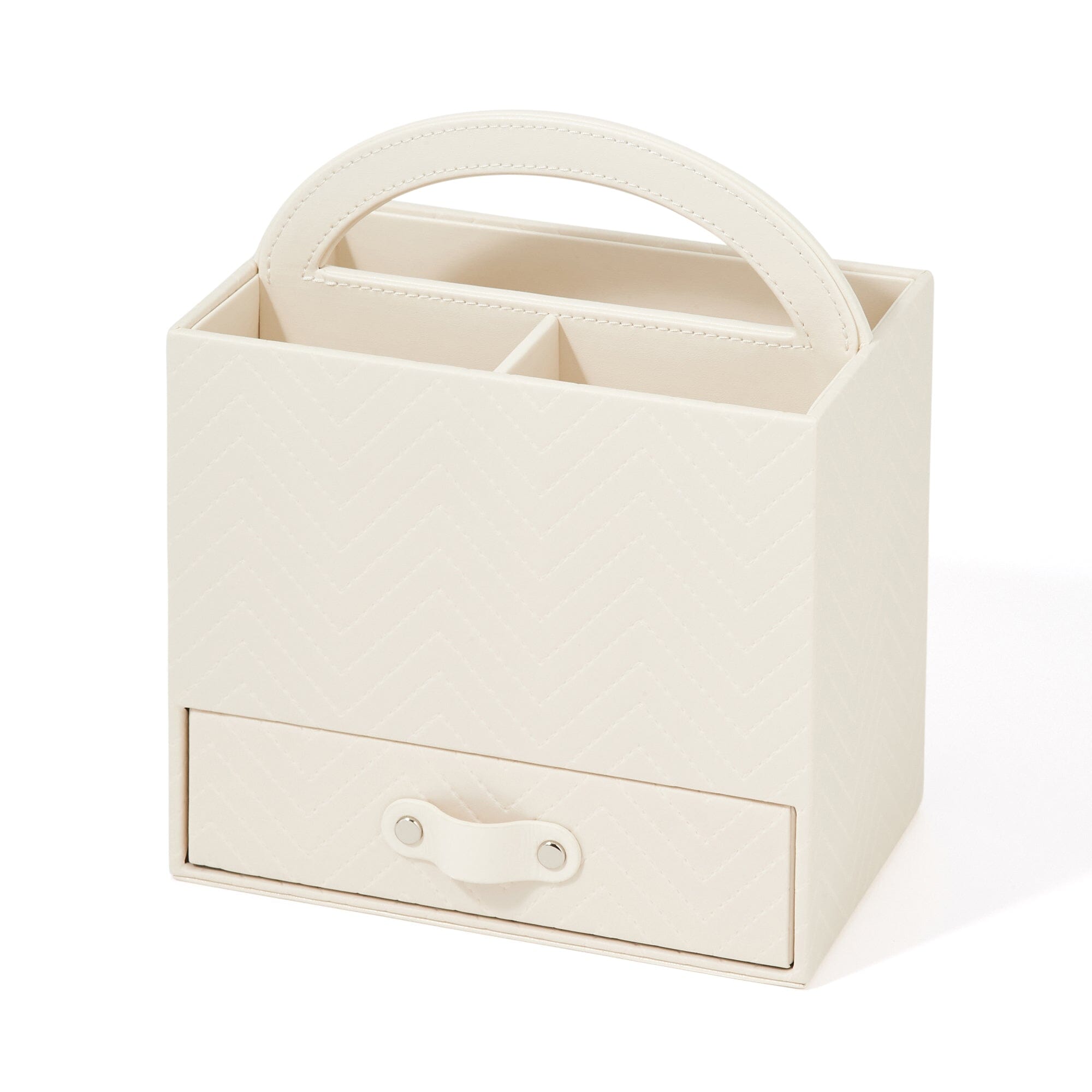 Quilting Desk Organizer Medium Ivory
