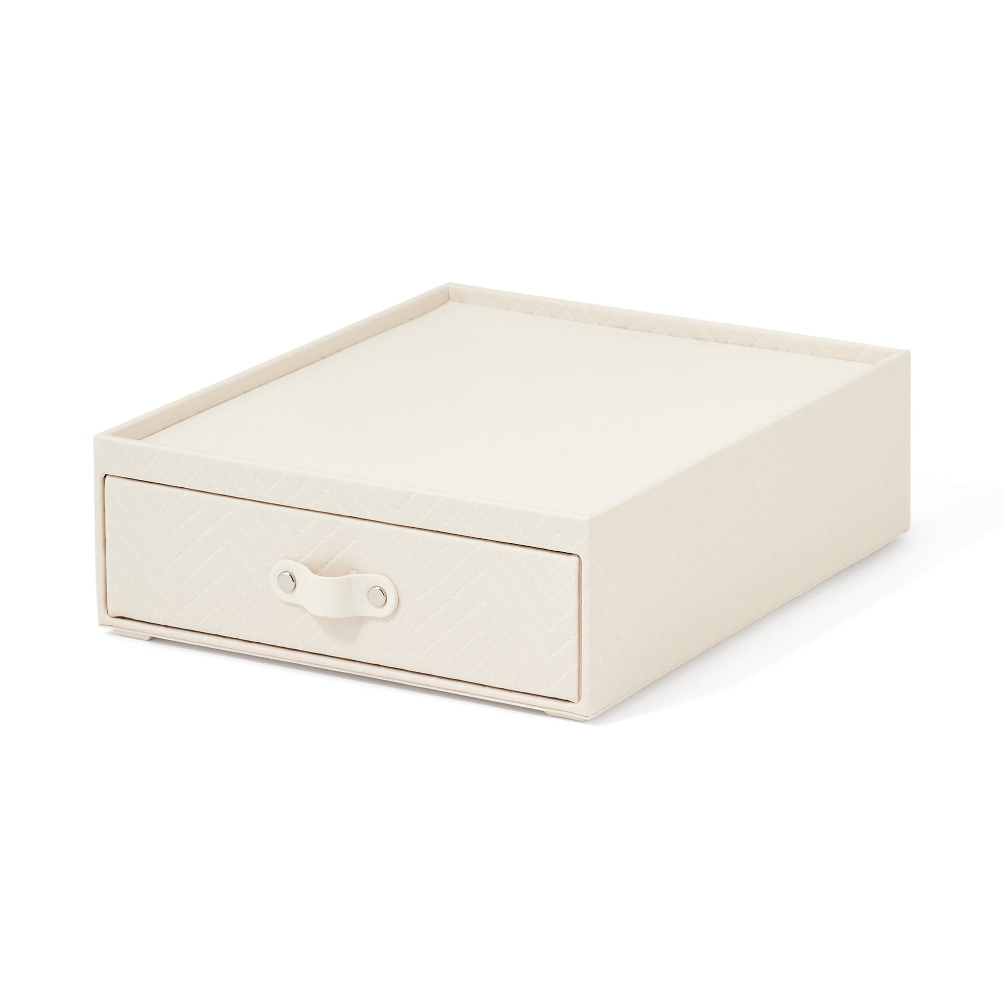 Quilting Stationery Box Large Ivory