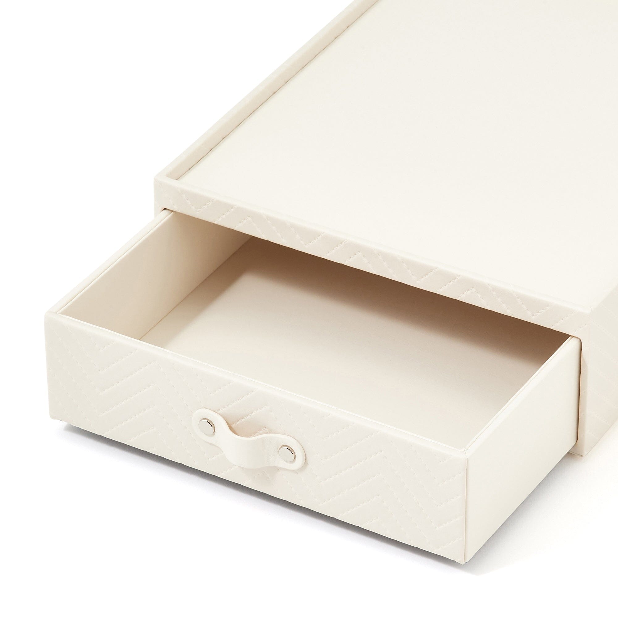 Quilting Stationery Box Large Ivory