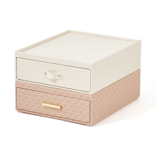 Embossed Stationery Box Large Pink