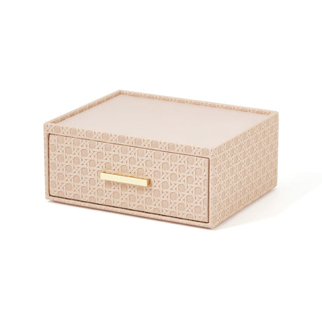 Embossed Stationery Box Medium Pink