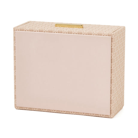 Embossed Stationery Box Medium Pink