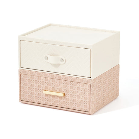 Embossed Stationery Box Medium Pink