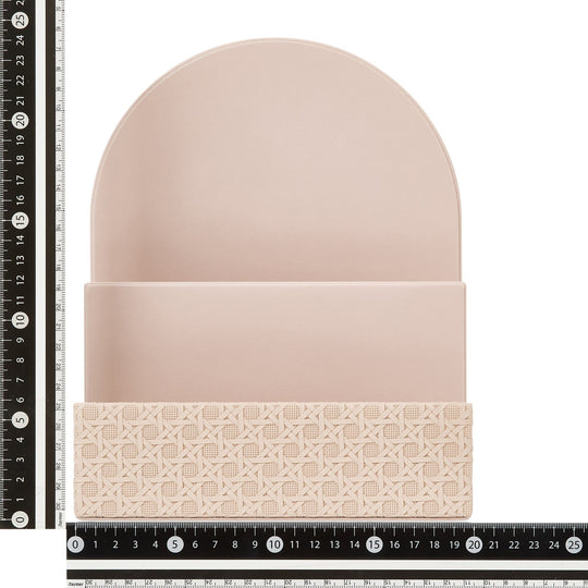 Embossed Multi Stand Pink