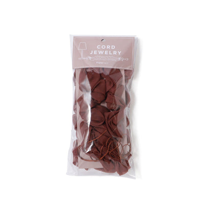 Cord Jewelry Organdie Brown