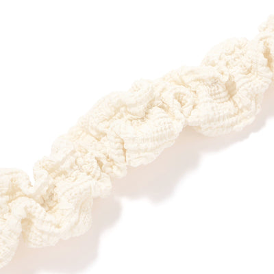 Cord Jewelry Shirring  Ivory