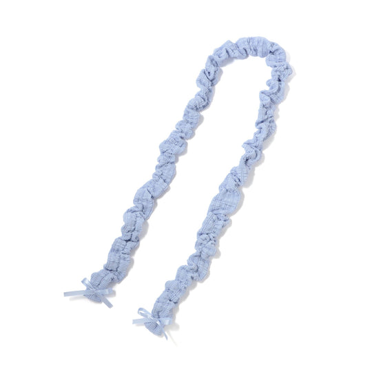 Cord Jewelry Shirring Light Blue