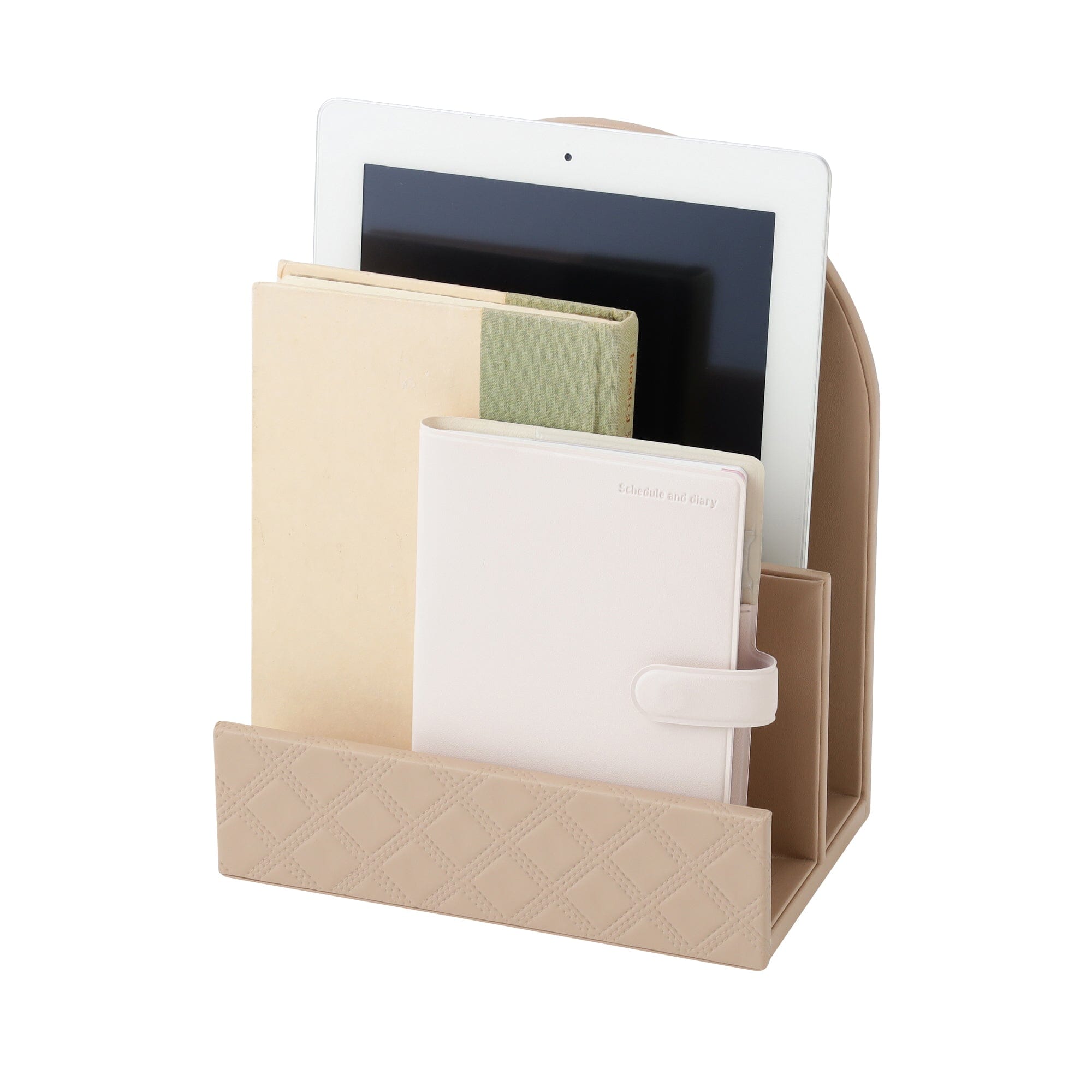Check Stitch Multi-Stand Beige
