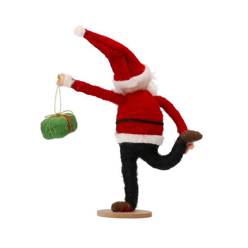 Fabric Object Yoga Pose Santa Gift