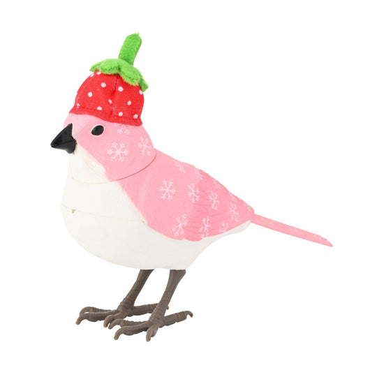 Music Bird Christmas Berry Pink