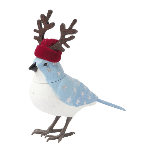 Music Bird Christmas Reindeer Blue