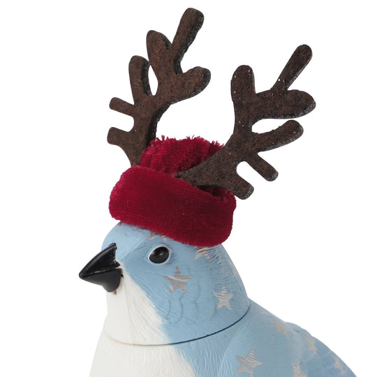 Music Bird Christmas Reindeer Blue